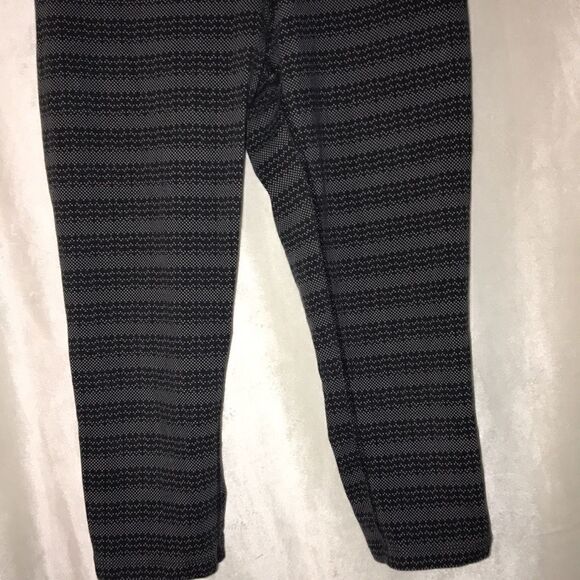 Nike Womens Activewear Pants Stretch Mid Length Dri Fit Black White Small - Picture 2 of 7